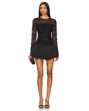 Amanda Uprichard Lacey Skort Romper - Black