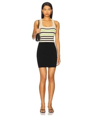 Le Superbe Square Tank Mini Dress - Black