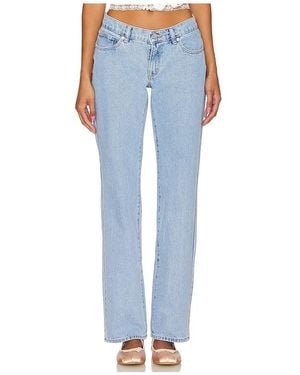 A.Brand Midweight Straight Leg Denim Jeans - Blue