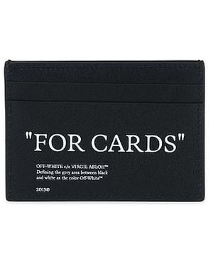 Off-White c/o Virgil Abloh Kartenetui Quote - Schwarz