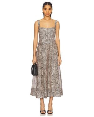 Bardot Lilah Corset Midi Dress - White