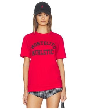 DEPARTURE Shirt Montecito Athletics - Rot