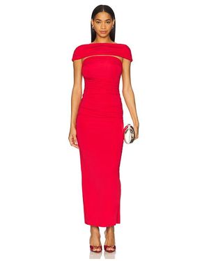 long sleeve flowy maxi dresses Bella Dahl Flowy Hem Maxi Dress in Pinot Noir