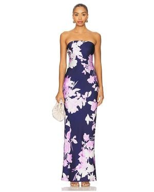 Rococo Sand Strapless Maxi Dress - Blue