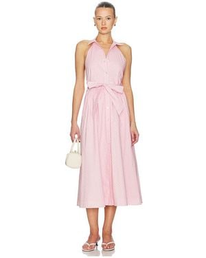 Caroline Constas Hadley Midi Dress - Pink