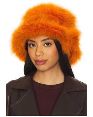 Adrienne Landau Sombrero Goldie En Talla - Naranja