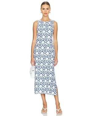 MINKPINK Vestido Midi Vivi En Color Multi Talla En - Azul
