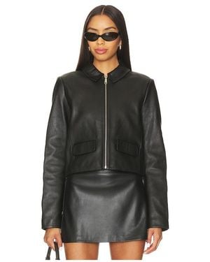 Joe's Jeans Maren Leather Jacket - Black