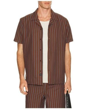Rails Amalfi Short Sleeve Shirt - Brown