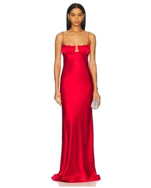Anna October Tulip Maxi Dress - Red