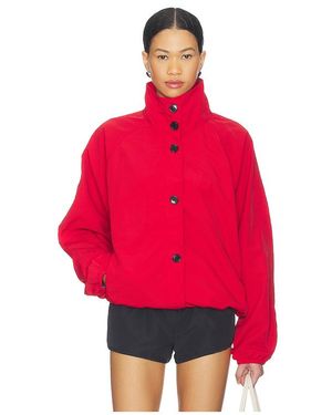 superdown Kirrily Funnel Neck Jacket - Red