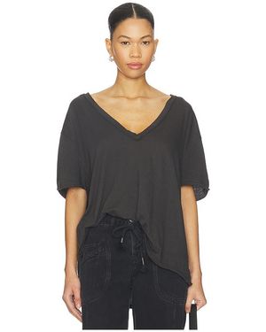 Free People Nina Tee V - Black