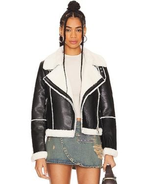 superdown Genna Zip Up Jacket - Black