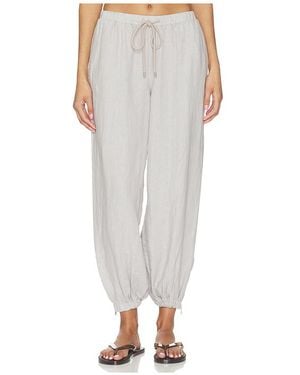 L'Agence 'Agence Mariko Jogger With Zipper - White
