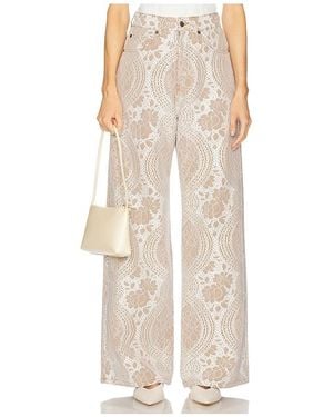 GIUSEPPE DI MORABITO Wide Leg Trousers - Natural