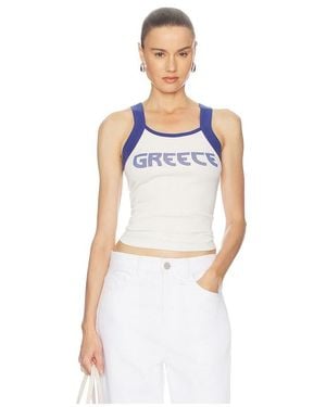 Made Some Sportswear Greece Tank Top - Blue