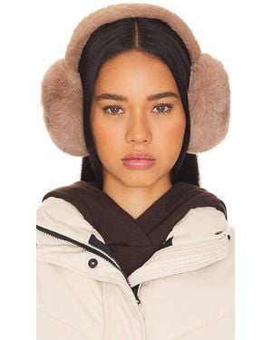 Hat Attack Oversized Faux Fur Earmuff - Gray