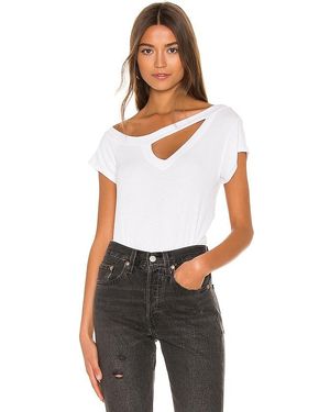 LNA Ribbed Klane Top - White