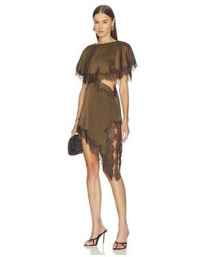 MORE TO COME Gabriella Cutout Mini Dress - Natural