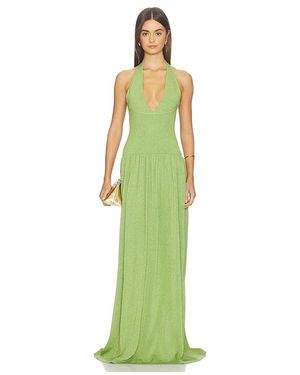 retroféte Marcelle Maxi Dress - Green