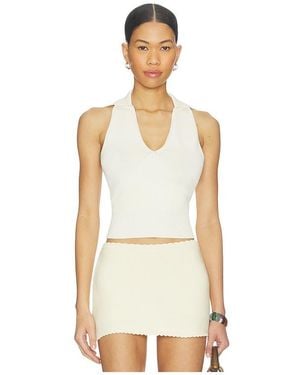 Solid & Striped The Shelby Top En Color Ivory Talla (También En Xs, M) - Neutro