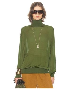 Helsa Madeira Turtleneck - Green