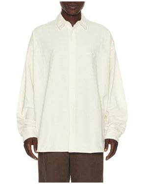Fear Of God Signature Button Up Shirt - White