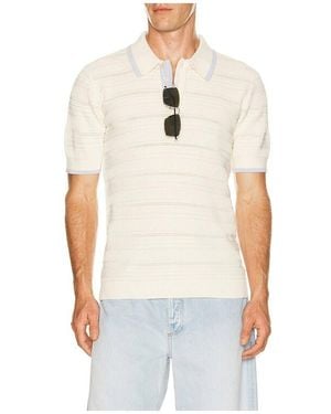Scotch & Soda Structured Knitted Regular Fit Polo En Color Crema Talla (También En S, M, Xl/1X) - Blanco