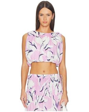 MINKPINK Paloma Bubble Top - Red