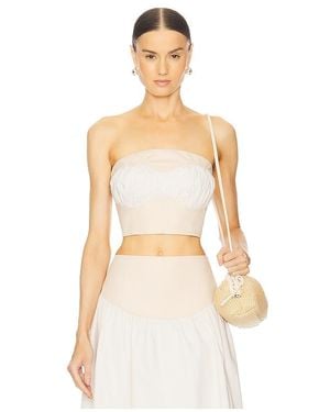 MISA Los Angles Golnaz Top - White