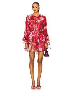 Aje. Flora Mini Dress - Red