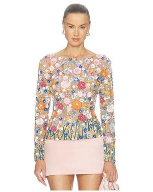 La Fuori Gustav Kilmt Garden Top - Multicolor