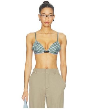 HOMMEGIRLS Shirting Bralette - Multicolour