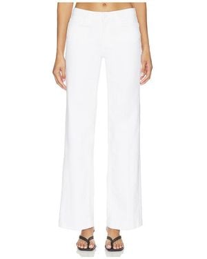 L'Agence Joanne Wide Leg Pant - White