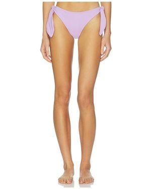 Susana Monaco Adjustable Tie Swim Bottom - White