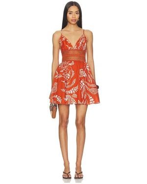 Poupette Emilie Mini Dress - Orange