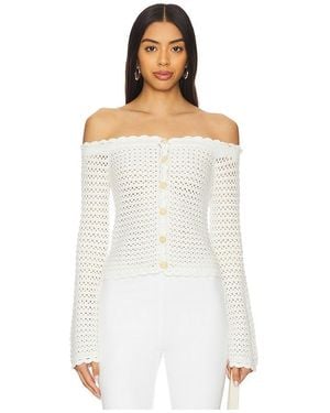 MAJORELLE Cardigan Clare - Weiß