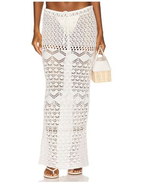 MORE TO COME Maria Maxi Skirt - White