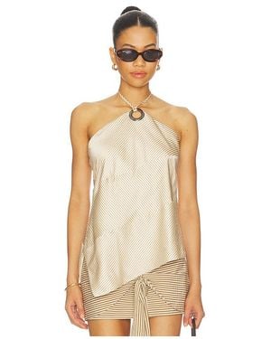 Lovers + Friends Montse トップ - ナチュラル