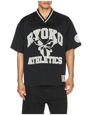 Ryoko Rain Football Jersey Shirt - Black