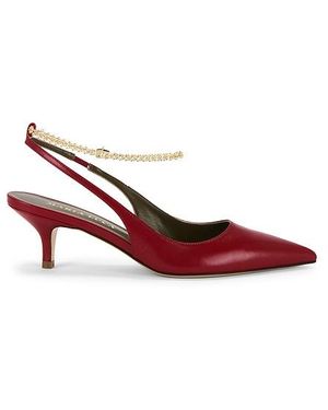 MARIA LUCA Felicia Slingback Heel - Red