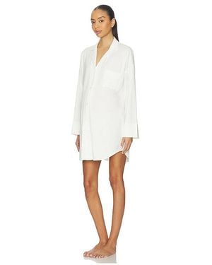 BUMPSUIT The Cloud Pajama Dress - White