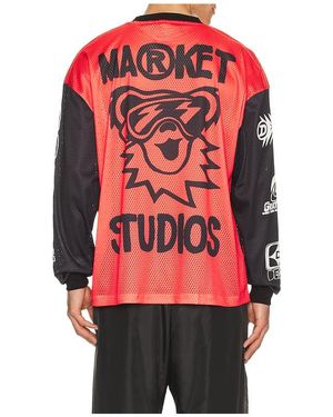 Market Jersey Shirt - Rot