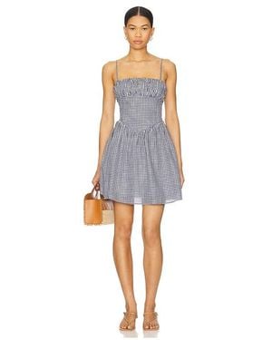 Elodie the Label Leona Mini Dress - Blue