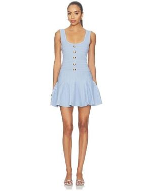 retroféte Brooke Knit Dress - Blue