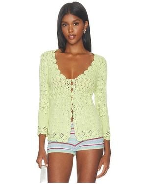 GUIZIO Rosalie Top - Yellow