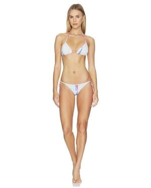LoveShackFancy Saoirse Bikini - White