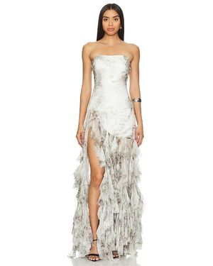 retroféte Abendkleid Verena - Natur
