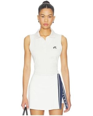 Malbon Claudio Polo Top - White