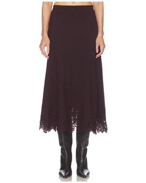 Zimmermann Valiant Merino Lace Skirt - Multicolor